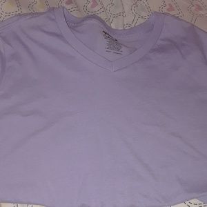 Plain purple tee